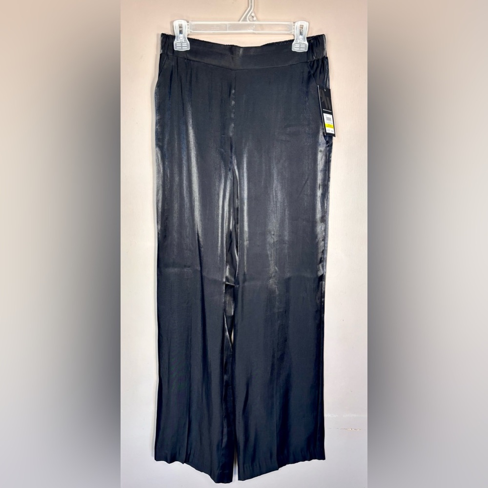 NINE WEST Satin Wide Leg Trousers